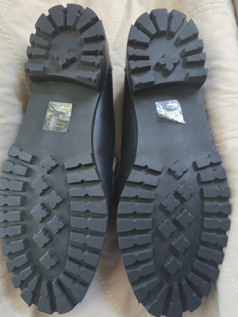 Madewell Black Leather Corinne Lugsole Loafers Chunky Classic Size 8.5 - Picture 8 of 8